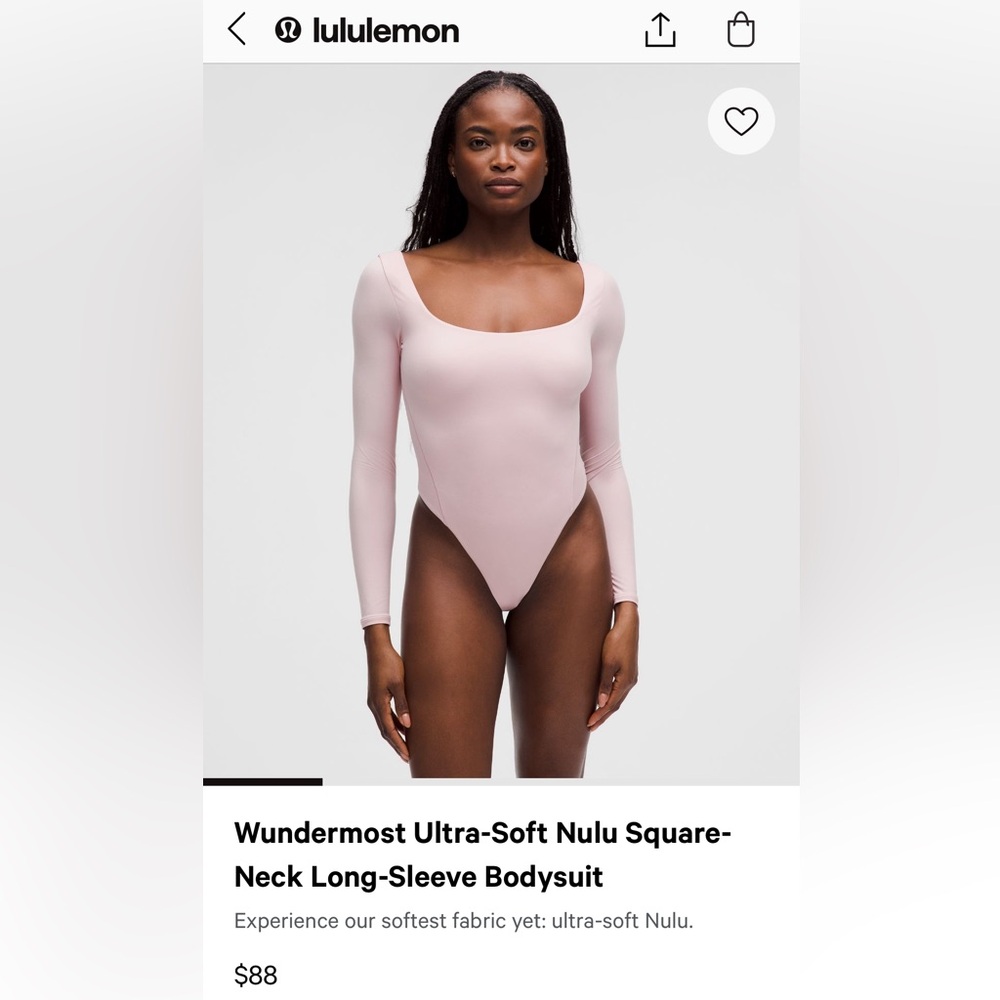 Lululemon Wundermost Bodysuit